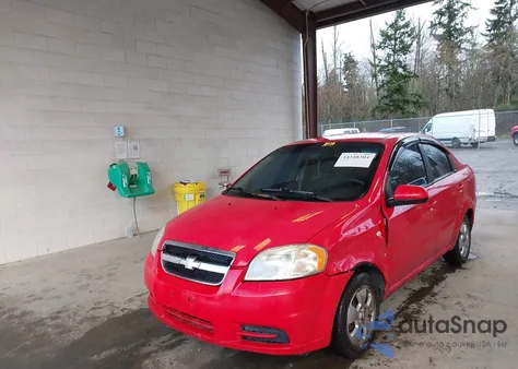 2007 Chevrolet Aveo Ls z USA, uszkodzony, nr VIN KL1TD56657B064034
